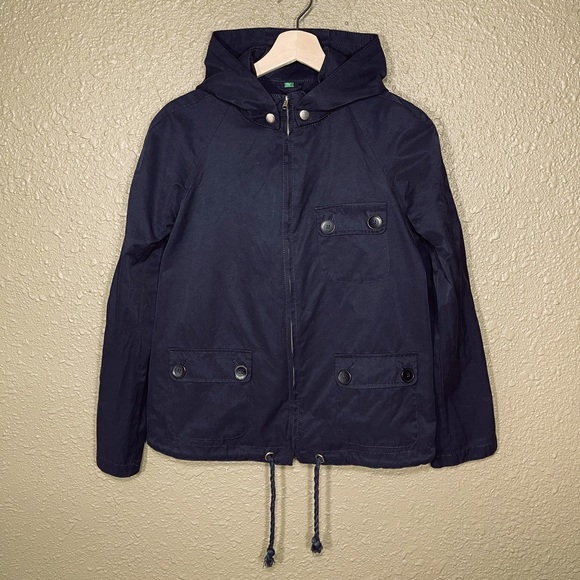 United Colors Of Benetton Jackets & Blazers - UNITED COLORS OF BENETTON Hooded Lightweight Jacket